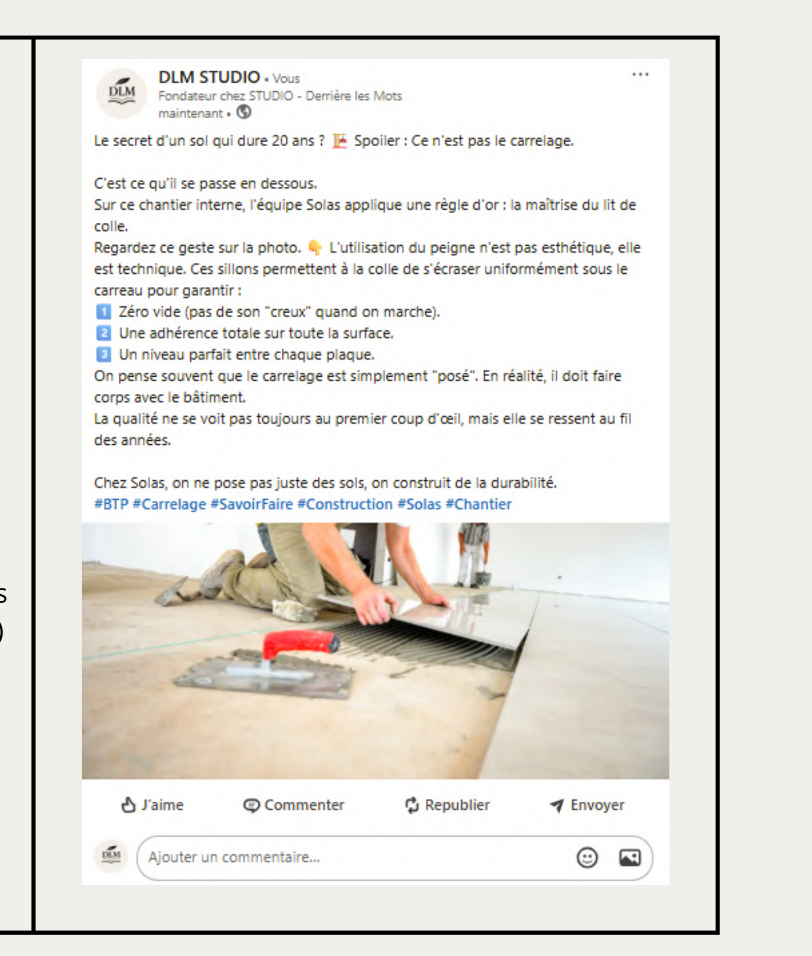 Exemple activité interne